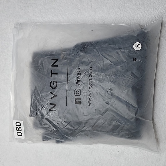 080 NWT NVGTN Black Speckled Lift Seamless Leggings Size Small - Picture 7 of 7